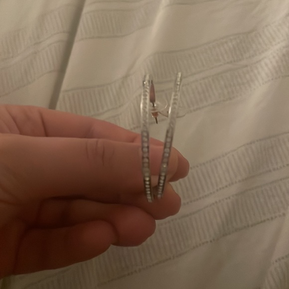 Crystal hoops - Picture 3 of 3